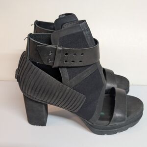 Medina Sorel Black Women's Heeled Sandals